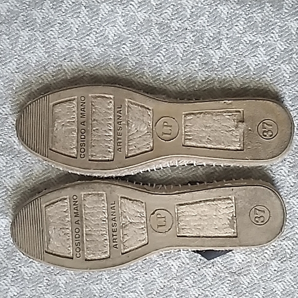 cosido a mano espadrilles